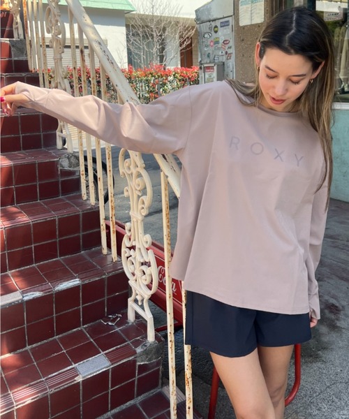 ROXY(ロキシー)の「【ZOZOTOWN限定カラーあり】OHANA SET/ロキシー速乾UVカット長袖ラッシュガード&ボトムスセット(水着)(ラッシュガード・レディース・グレー/ブラック/ホワイト/ベージュ・SMALL/MEDIUM/LARGE)」の5枚目の写真