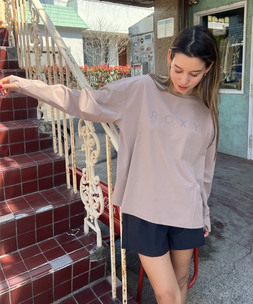ROXY(ロキシー)の「【ZOZOTOWN限定カラーあり】OHANA SET/ロキシー速乾UVカット長袖ラッシュガード&ボトムスセット(水着)(ラッシュガード・レディース・グレー/ブラック/ホワイト/ベージュ・SMALL/MEDIUM/LARGE)」の6枚目の写真