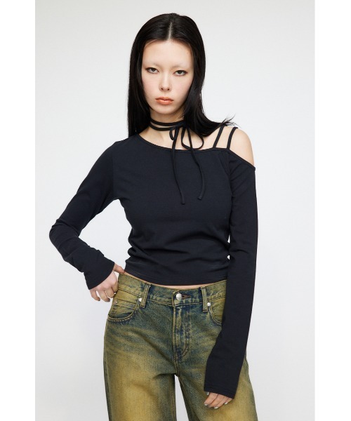 LAGUA GEM（ラグアジェム）の「SHOULDER DROP CUT トップス（Tシャツ