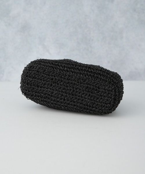 NANO universe（ナノユニバース）の「サマークラッチバッグ（クラッチバッグ・レディース・ブラック/ベージュ・FREE）」の8枚目の写真