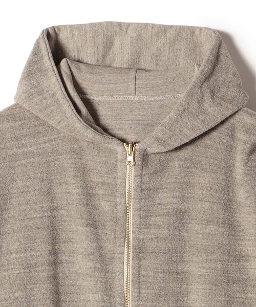SHIPS Days（シップスデイズ）の「【SHIPS DAYS別注】UNDYED: リーバーシブル ジップ パーカー（ルームウェア/パジャマ・メンズ・グレー/ナチュラル・2/95）」の4枚目の写真