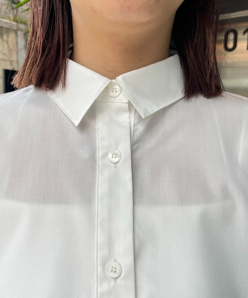 CAPRICIEUX LE'MAGE(カプリシューレマージュ)の「ドロストシャツ(シャツ/ブラウス・レディース・ブルー/ホワイト/ベージュ・FREE)」の20枚目の写真