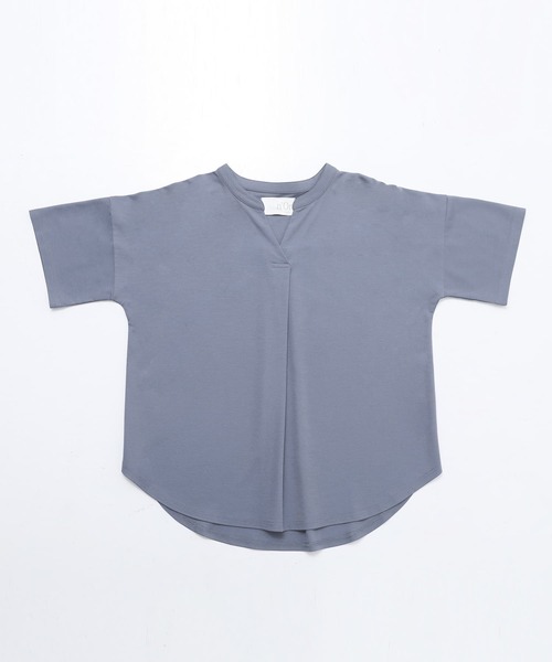 n'OrLABEL（ノアールレーベル）の「【機能素材】『イージーケアスキッパーデザインカットソー』（Tシャツ/カットソー・レディース・ブラック/グレイッシュブルー/オフホワイト/グレイッシュベージュ・1/2）」の10枚目の写真