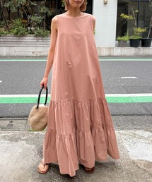 HOLIDAY ホリデイ コットンリネンスリップドレス サイズ0 HOLIDAY（ホリデイ）の「LINEN VOLUME STRAP DRESS リネン