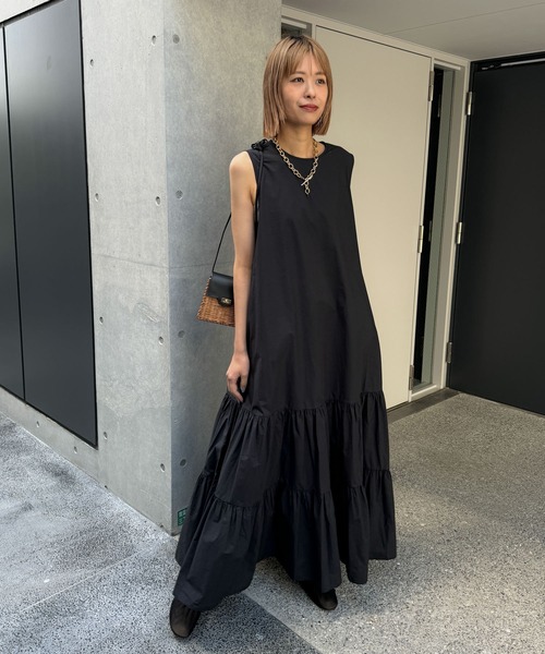 Audrey and John Wad ロングワンピース　オケージョンドレス Audrey and John Wad オードリーアンドジョンワッド スクエア