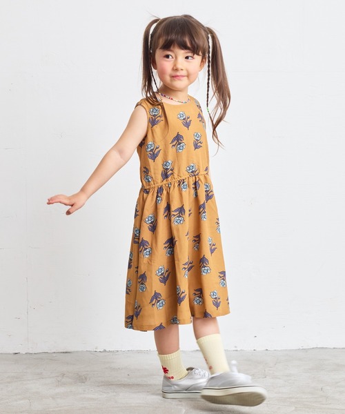 HOGAN RANCH WEAR(ホーガンランチウエア)の「ソウガラバックシャンノースリーブワンピース(90~150cm)(ワンピース・キッズ・レッド/ブラウン・90/100/110/120/130/140/150)」の8枚目の写真