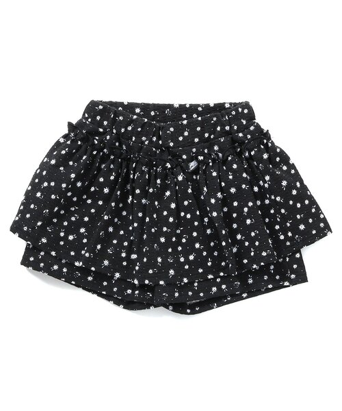 apres les cours（アプレレクール）の「フリルショートパンツ/7days Style pants（その他パンツ・キッズ・オフホワイト/ブラック・100/130/120/110/90/80）」の6枚目の写真