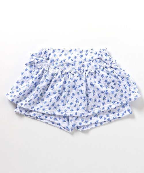 apres les cours（アプレレクール）の「フリルショートパンツ/7days Style pants（その他パンツ・キッズ・オフホワイト/ブラック・100/130/120/110/90/80）」の8枚目の写真