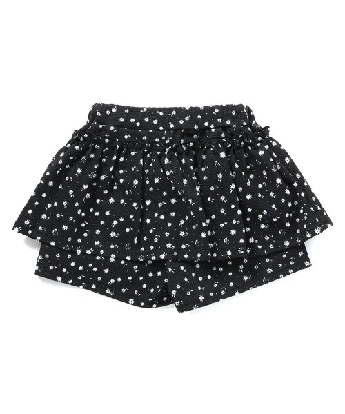 apres les cours（アプレレクール）の「フリルショートパンツ/7days Style pants（その他パンツ・キッズ・オフホワイト/ブラック・100/130/120/110/90/80）」の9枚目の写真