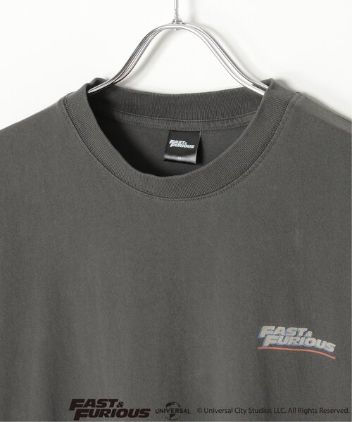 VENCEEXCHANGE（ヴァンスエクスチェンジ）の「ワイルドスピードピグメントTシャツ（Tシャツ/カットソー・メンズ・グレー/ダークグレー/チャコール・L/M/LL）」の4枚目の写真