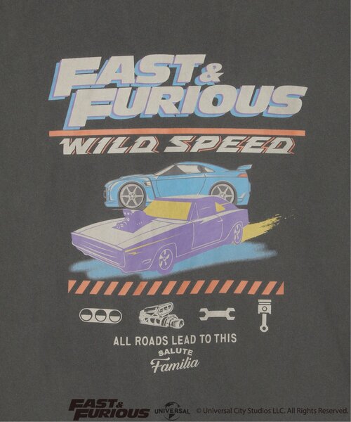 VENCEEXCHANGE（ヴァンスエクスチェンジ）の「ワイルドスピードピグメントTシャツ（Tシャツ/カットソー・メンズ・グレー/ダークグレー/チャコール・L/M/LL）」の6枚目の写真