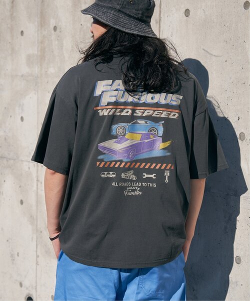 【売却済みです】ヴァンスエクスチェンジ　ブルー　TシャツL セール】ヴィランズマガジンTシャツ（Tシャツ/カットソー