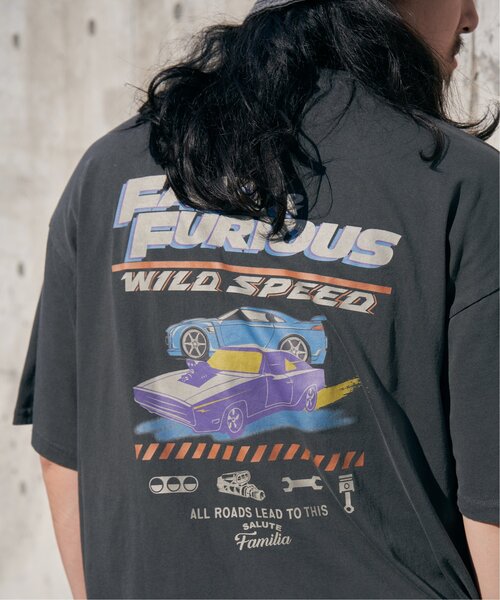 VENCEEXCHANGE（ヴァンスエクスチェンジ）の「ワイルドスピードピグメントTシャツ（Tシャツ/カットソー・メンズ・グレー/ダークグレー/チャコール・L/M/LL）」の15枚目の写真