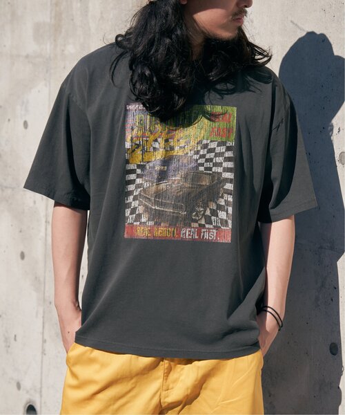 VENCEEXCHANGE（ヴァンスエクスチェンジ）の「ワイルドスピードピグメントTシャツ（Tシャツ/カットソー・メンズ・グレー/ダークグレー/チャコール・L/M/LL）」の22枚目の写真