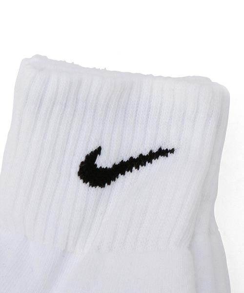 NIKE（ナイキ）の「NIKE（ナイキ） 3P コットンクッション クォーターソックス◆（ソックス/靴下・メンズ・ホワイト・25-27/23-25/27-29）」の3枚目の写真