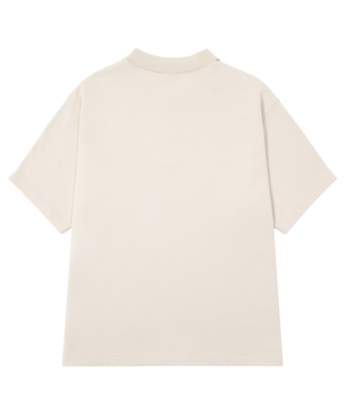 HUF（ハフ）の「MAXIMIZE DYED ZIP POLO / HUF ハフ ポロシャツ（ポロシャツ・メンズ・ブラック/アイボリー/グリーン・SMALL/XX-LARGE/X-LARGE/LARGE/MEDIUM）」の6枚目の写真