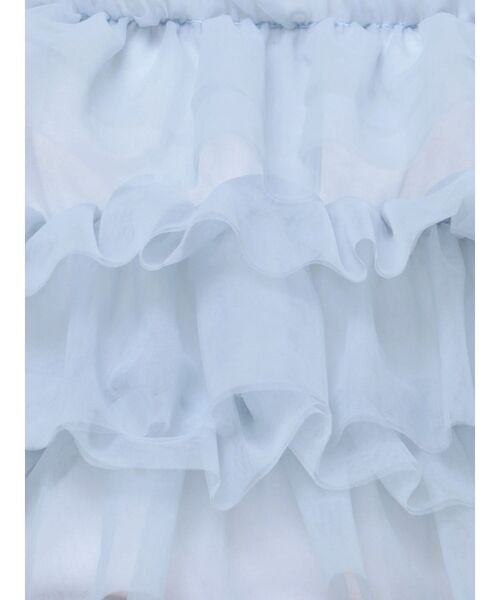 jouetie（ジュエティ）の「チュールビスチェ（キャミソール・レディース・ブラック/オフホワイト/ブルー・MEDIUM）」の8枚目の写真