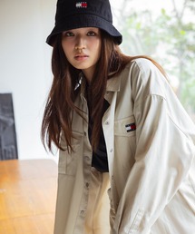 TOMMY HILFIGER | 【NET ViVi掲載】ストラクチャーカーゴオーバーシャツ(シャツ/ブラウス)
