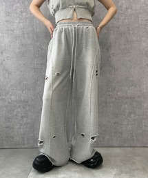 dispark | DISPARK/ヴィンテージウォッシュスウェットワイドパンツ(スウェットパンツ)