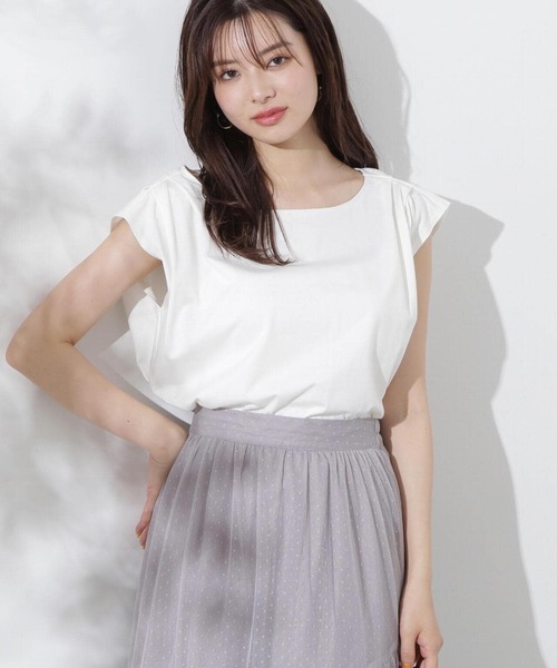 PROPORTION BODY DRESSING（プロポーションボディドレッシング）の「アシメＴシャツ / 1214260700（Tシャツ/カットソー・レディース・ダークグレー/ブラック/ホワイト・FREE）」の2枚目の写真