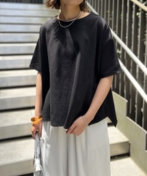 un dix cors | 半袖ポンチョカットソー(Tシャツ/カットソー)