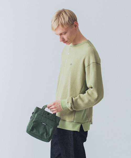 SILAS（サイラス）の「MINI SHOULDER TOTE BAG（ショルダーバッグ・メンズ・ブラック/オリーブ・ONE SIZE）」の18枚目の写真