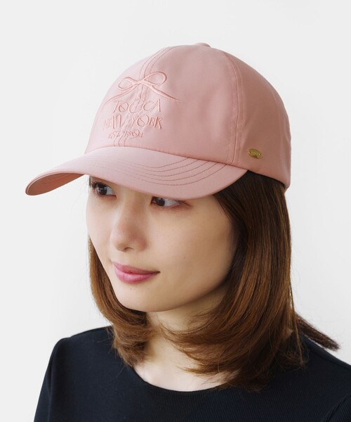 国内配送★TOCCA★DANCING RIBBON ロゴキャップ 4色 UVカット◎ DANCING RIBBON LOGOCAP キャップ（キャップ）｜TOCCA（トッカ