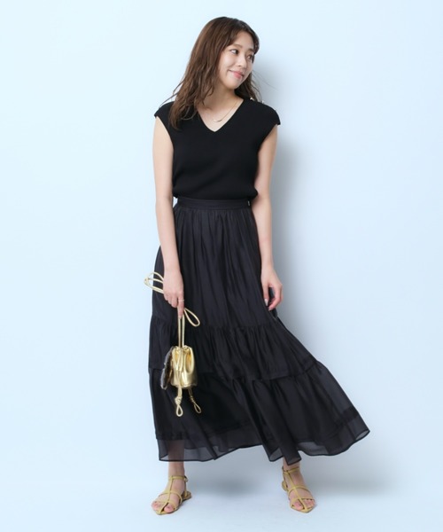 JUSGLITTY（ジャスグリッティー）の「シアーティアードスカート