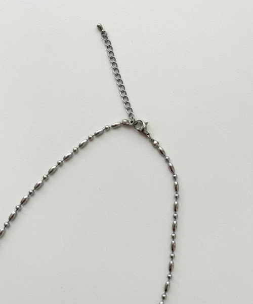 CANAL JEAN(キャナルジーン)の「Pt ビーディングネックレス(ネックレス・レディース・シルバー・ONE SIZE)」の2枚目の写真