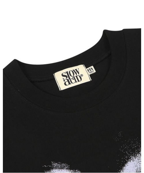 SLOWACID(スローアシッド)の「【UNISEX】SLOW ACID/STROKE T(Tシャツ/カットソー・レディース・ホワイト/ブラック・SMALL/MEDIUM/LARGE)」の9枚目の写真