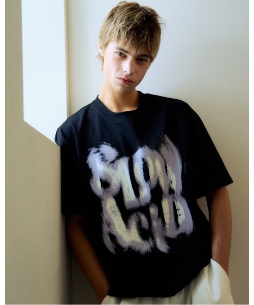 SLOWACID(スローアシッド)の「【UNISEX】SLOW ACID/STROKE T(Tシャツ/カットソー・レディース・ホワイト/ブラック・SMALL/MEDIUM/LARGE)」の4枚目の写真