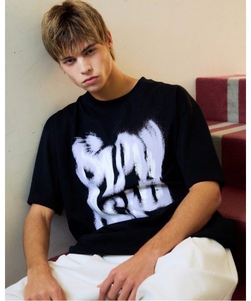 SLOWACID(スローアシッド)の「【UNISEX】SLOW ACID/STROKE T(Tシャツ/カットソー・レディース・ホワイト/ブラック・SMALL/MEDIUM/LARGE)」の5枚目の写真