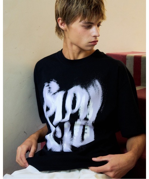 SLOWACID(スローアシッド)の「【UNISEX】SLOW ACID/STROKE T(Tシャツ/カットソー・レディース・ホワイト/ブラック・SMALL/MEDIUM/LARGE)」の6枚目の写真