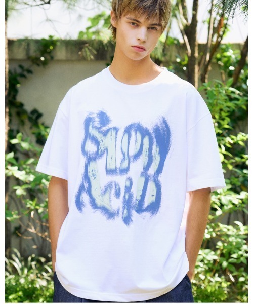 SLOWACID(スローアシッド)の「【UNISEX】SLOW ACID/STROKE T(Tシャツ/カットソー・レディース・ホワイト/ブラック・SMALL/MEDIUM/LARGE)」の20枚目の写真