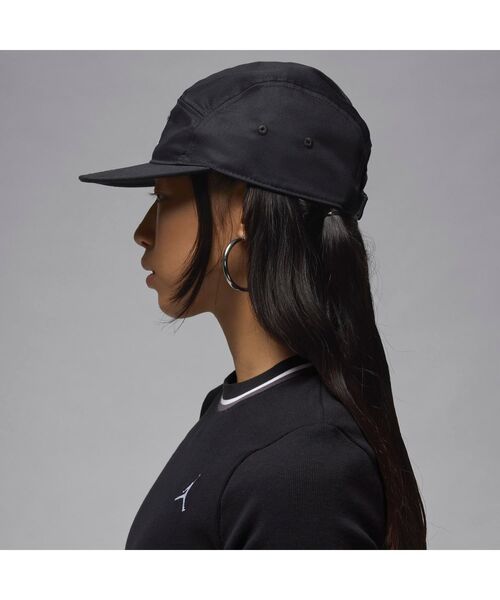 美品　希少　JORDAN フラットビルキャップ ブラック/グレー JORDAN BRAND Jordan Flight Club Pro Unstructured Flat Bill Hat