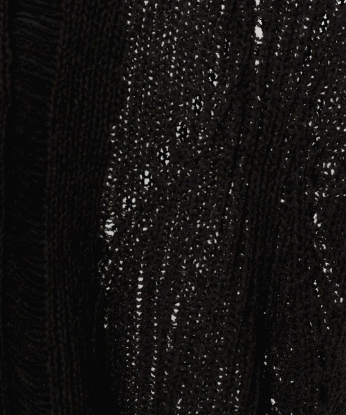 3.3 Field Trip (3.3フィールドトリップ)の「3.3 Field Trip/Vネックダメージニット(ニット/セーター・レディース・カーキ/アイボリー/ブラック・FREE)」の7枚目の写真