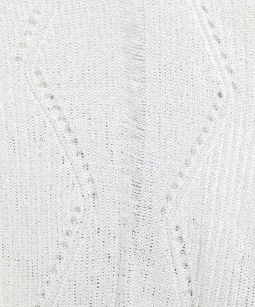 3.3 Field Trip (3.3フィールドトリップ)の「3.3 Field Trip/Vネックダメージニット(ニット/セーター・レディース・カーキ/アイボリー/ブラック・FREE)」の5枚目の写真