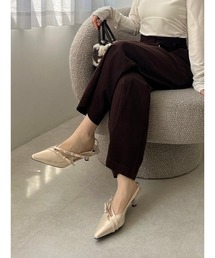 LILY BROWN | レイヤードワイドパンツ(スラックス)