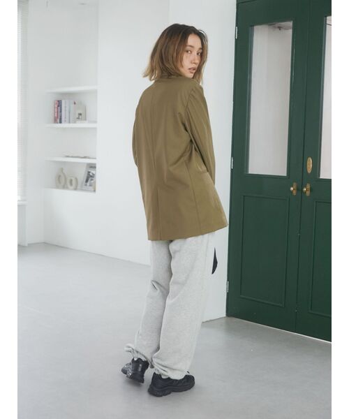 Ungrid（アングリッド）の「エンブロイダリースウェットパンツ（スウェットパンツ・レディース・ライトグレー/チャコールグレー・FREE）」の13枚目の写真