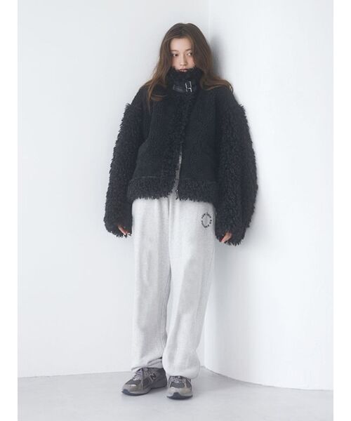 Ungrid（アングリッド）の「エンブロイダリースウェットパンツ（スウェットパンツ・レディース・ライトグレー/チャコールグレー・FREE）」の17枚目の写真