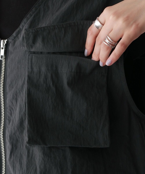 RAGEBLUE（レイジブルー）の「マルチポケットミリタリーベスト（ベスト・レディース・ブラック/オリーブ・FREE）」の21枚目の写真