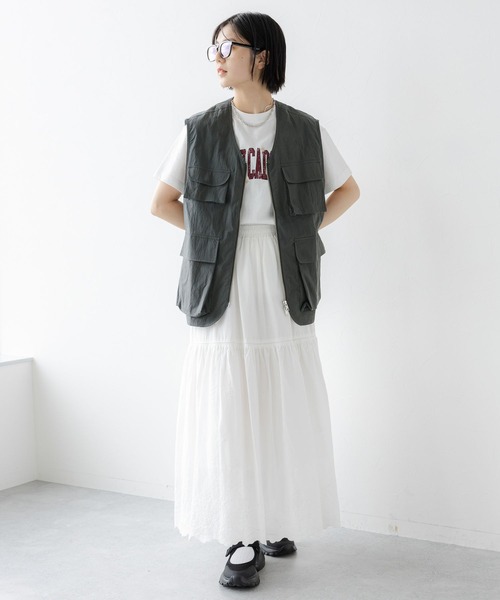 RAGEBLUE（レイジブルー）の「マルチポケットミリタリーベスト（ベスト・レディース・ブラック/オリーブ・FREE）」の15枚目の写真