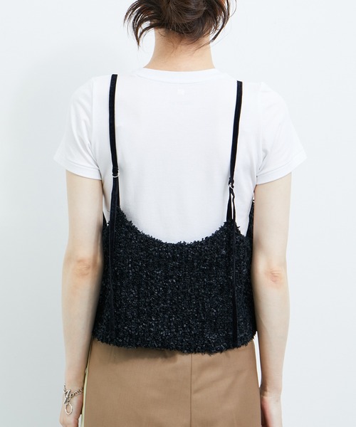 ADAM ET ROPE'（アダムエロペ）の「ニットキャミビスチェ