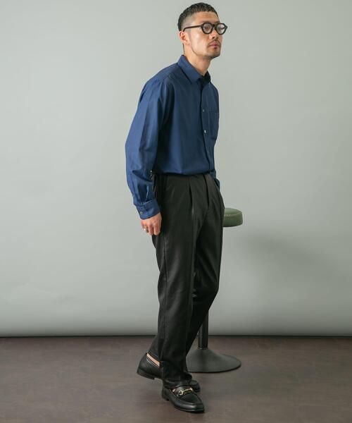 URBAN RESEARCH ROSSO MEN（アーバンリサーチロッソメン）の「『セットアップ対応』『XLサイズあり』Fake Fabricストレッチスラックス（その他パンツ・メンズ・ブラック・SMALL/MEDIUM/LARGE/X-LARGE）」の18枚目の写真