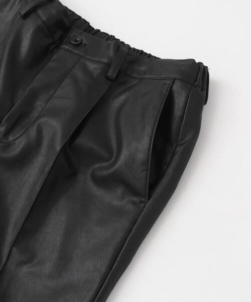 URBAN RESEARCH ROSSO MEN（アーバンリサーチロッソメン）の「『セットアップ対応』『XLサイズあり』Fake Fabricストレッチスラックス（その他パンツ・メンズ・ブラック・SMALL/MEDIUM/LARGE/X-LARGE）」の7枚目の写真