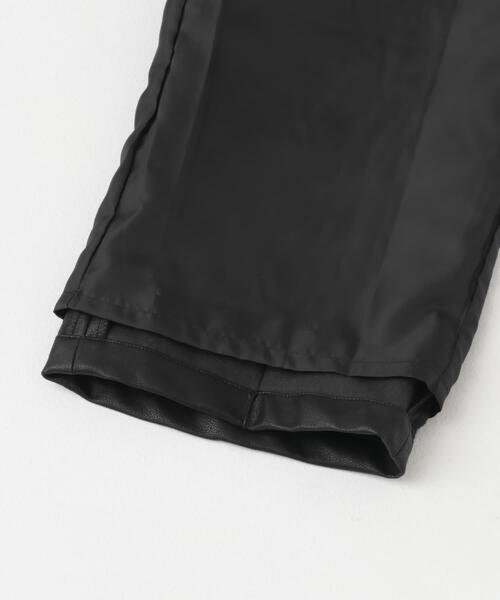 URBAN RESEARCH ROSSO MEN（アーバンリサーチロッソメン）の「『セットアップ対応』『XLサイズあり』Fake Fabricストレッチスラックス（その他パンツ・メンズ・ブラック・SMALL/MEDIUM/LARGE/X-LARGE）」の5枚目の写真