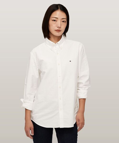 TOMMY HILFIGER(トミーヒルフィガー)の「ソリッドヘリテージオックスフォードシャツ(シャツ/ブラウス・メンズ・ネイビー/ピンク/グリーン/イエロー/ライトブルー/ホワイト・LARGE/MEDIUM/SMALL/X-LARGE)」の19枚目の写真