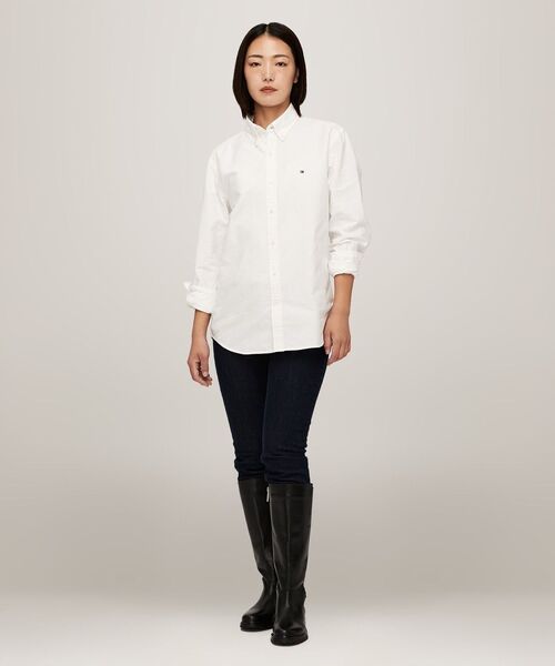 TOMMY HILFIGER(トミーヒルフィガー)の「ソリッドヘリテージオックスフォードシャツ(シャツ/ブラウス・メンズ・ネイビー/ピンク/グリーン/イエロー/ライトブルー/ホワイト・LARGE/MEDIUM/SMALL/X-LARGE)」の20枚目の写真
