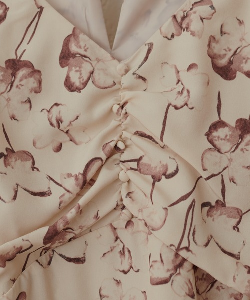 natural couture(ナチュラルクチュール)の「胸くしゅすっきりAラインレディワンピース(ワンピース・レディース・その他1/その他2/その他3/ブルー/チャコールグレー・FREE)」の19枚目の写真