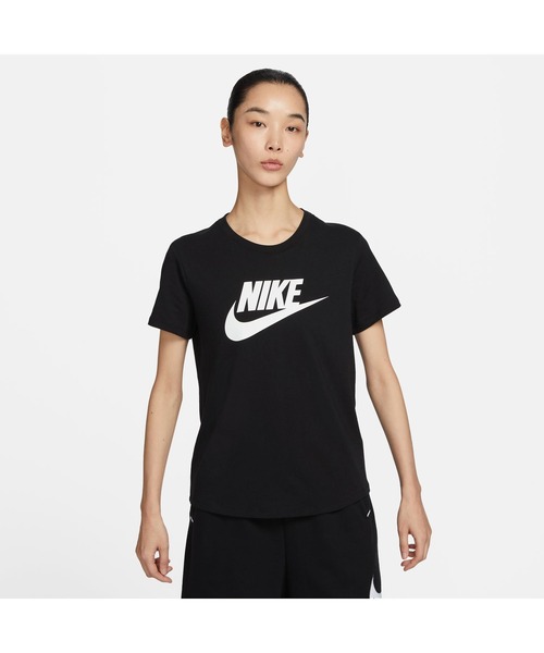 NIKE（ナイキ）の「ナイキ NIKE ナイキ  NSW エッセンシャル ICN FTRA S/S Tシャツ（Tシャツ/カットソー・レディース・ホワイト/ブラック・S/M/L/XL）」の7枚目の写真